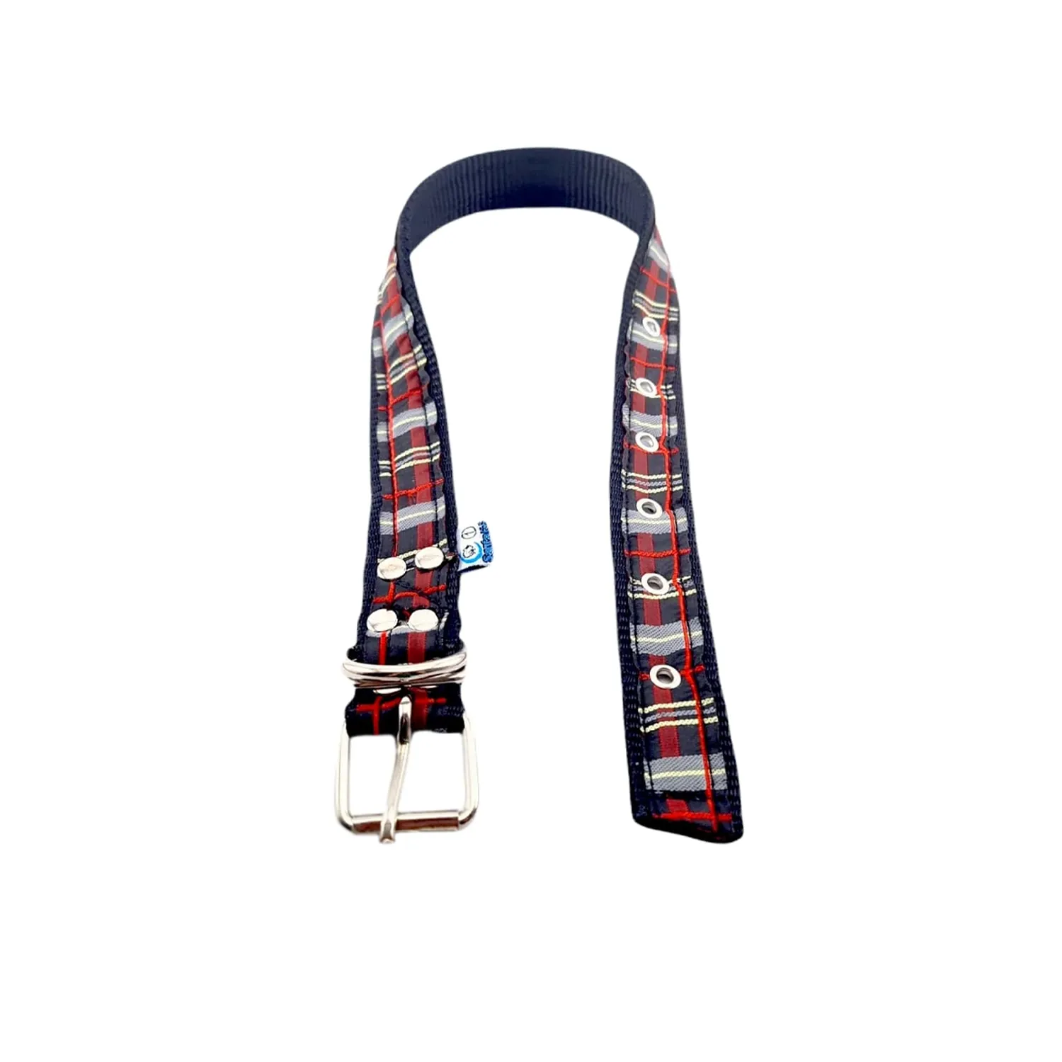 Coleira Dupla Reforçada Confort Santa Fé Pet Preto